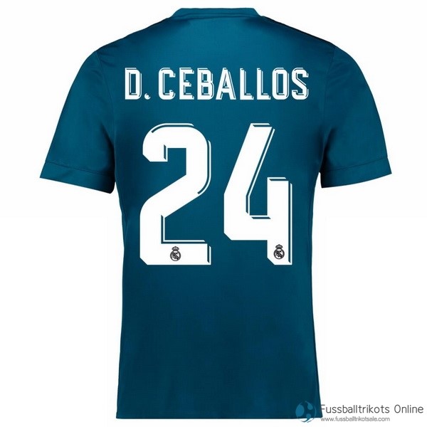 Real Madrid Trikot Ausweich D.Ceballos 2017-18 Fussballtrikots Günstig